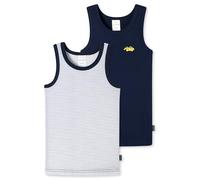 Schiesser Jungen Unterhemden Tanktops 2 Pack Ropa Interior, Mehrfarbig 2, 128 para Niños