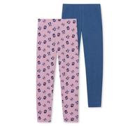 SCHIESSER Leggings ' 95/5 ' azul oscuro / rosa 128 azul oscuro / rosa