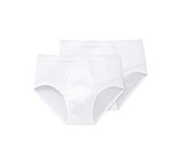 Schiesser - Lencería para hombre, pack de 2, Blanco, 52
