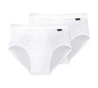 Schiesser - Lencería para Hombre, Pack de 2, Talla 50, Color Blanco 100