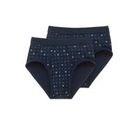 Schiesser - Lencería para Hombre, Talla 48, Color Azul Marino 815