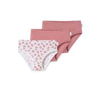 Schiesser Mädchen 3 Pack Slips Unterwäsche Feinripp-100% Organic Bio Baumwolle-Größe 92 bis 140 Ropa Interior, Surtido 7_181798, 104 para Niñas