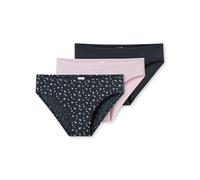 Schiesser Mädchen 3 Pack Unterwäsche Slips-95/5 Organic Bio Baumwolle-Größe 140 bis 176 Ropa Interior, Surtido 6_181937, Niñas