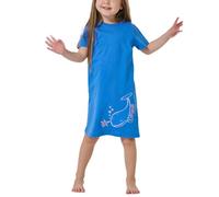 Schiesser Mädchen Nachthemd Kurzarm-Girls World Camisa de Noche, Aquarium_182564, 128 para Niñas