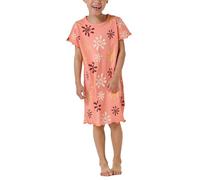 Schiesser Mädchen Nachthemd Kurzarm-Natural Love Camisa de Noche, Apricot_182559, 116 cm para Niñas