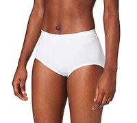 Schiesser Midi Braguita, Blanco (Weiss 100), 50 (Talla del Fabricante: 048) (Pack de 4) para Mujer