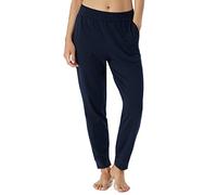 Schiesser Mix + Relax-Pantalones de Dormir Largos Pijama, Azul Oscuro, 38 para Mujer