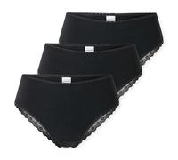 Schiesser Mujer Brazilian-Slips, 3er Paquete - 3Pack Brazilian, Stretch Algodón