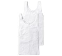 Schiesser Mujer Camiseta Interior, 2er Paquete - "Algodón Essentials ",
