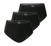 Schiesser Mujer Midi-Slips, 3er Paquete - 3Pack Midi, Stretch Algodón, Uni