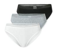 Schiesser Mujer Rio-Slips, 3er Paquete - 3Pack Rio Slip ,Stretch Algodón, Uni