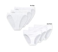 Schiesser Bragas 3-Pack de algodón de Primera Necesidad desliza 36-46 - selección de Color: Color: White | Size: XX-Large