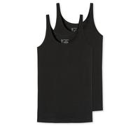 Schiesser Mujer Top de Tirantes, 2er Paquete - Single Jersey, Serie 95/5 , Uni