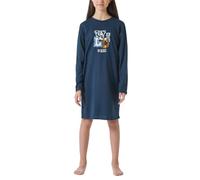 Schiesser Nachthemd-100% Organic Bio Baumwolle-Größe 140 bis 176 Camisa de Noche, Blau_181972, Niñas