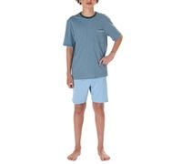 Schiesser Nightwear 2 Juego de Pijama, Pacific Blue, 152 para Niños