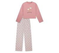 Schiesser Niña Conjunto Pijama Largo sin Puños 100% Algodón - Talla 98 a 176