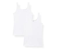 Schiesser Niñas Mädchen 2 Pack Trägertop Tank Ropa Interior, weiß, 164