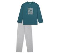 Schiesser Niño Conjunto Pijama Largo sin Puños 100% Algodón - Talla 98 a 176