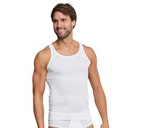 Schiesser Pack de 2 Camisetas Interiores sin Mangas - Original Feinripp, Opaco, Blanco 100, 52 Hombre