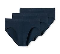 Schiesser Pack de 3 Calzoncillos de algodón Cintura Suave, 95/5 orgánico Cierre, Azul Oscuro_179572, 10 Hombre
