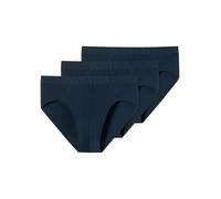 Schiesser Pack de 3 Calzoncillos para Hombre con Cintura Suave, algodón orgánico - 95/5 orgánico, Azul Oscuro_179572, XL