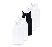 Schiesser Pack de 5 Camisetas sin Mangas para Hombre, Multipack - Acanalado Fino - algodón Suave - Original FR