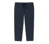 SCHIESSER Pantalón de pijama azul noche / blanco L-XL azul noche / blanco