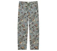 SCHIESSER Pantalón de pijama 'Mix & Relax' arena / gris / gris oscuro / blanco XS arena / gris / gris oscuro / blanco