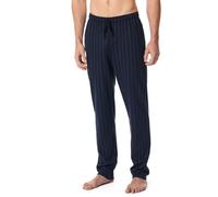 Schiesser Pantalones de dormir largos para hombre, mezcla + relax, algodón orgánico, Azul Nocturno_182185, 58