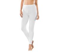 Schiesser Pantalones Largos Culote, Opaco, Blanco 100, 44 para Mujer