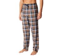 Schiesser Herren Schlafhose Lang Web-Mix + Relax-Organic Cotton Parte Inferior de Pijama, Nougat_182192, 48 Hombres