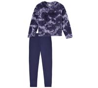 SCHIESSER Pijama azul oscuro / lila 140 azul oscuro / lila