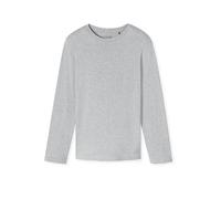 SCHIESSER Pijama Camiseta de Manga Larga gris jaspeado gris | 56