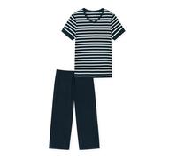 SCHIESSER Pijama ' Casual Essentials ' azul noche L azul noche