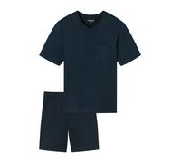SCHIESSER Pijama largo azul noche XXL EUR