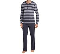 Schiesser Pijama Largo para Hombre, Color Antracita, 60