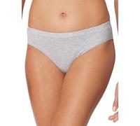 Schiesser Rio Slip Organic Cotton-Pure Rib Cierre, Gris-Mel_179883, 42 para Mujer
