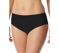 Schiesser Ropa Interior Retro para Mujer, de Punto único, Micro Hipster, Negro_181423, 42