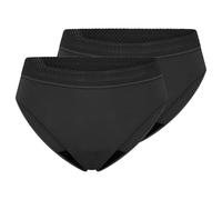 Schiesser Ropa Menstrual para Mujer, 2 Unidades, antigoteo, Cuidado, Negro_183580, 38
