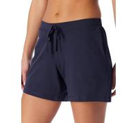 Schiesser Schiesser - Pantalones Cortos de Dormir para Mujer de algodón, Mezcla + Parte Inferior de Pijama Relax (1 Unidad), Azul Profundo_184098, 36