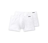 Schiesser Shorts (2er Pack) Calzoncillos, Weiß (Weiss 100), 50 2 para Hombre