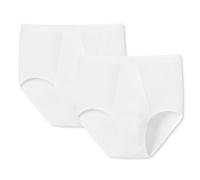Schiesser Slip Hombres 2er Paquete - Original Acanalado Doble, Classic, Algodón,
