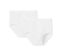 Schiesser Slip Hombres - Original Acanalado Doble, Algodón, 1 2 3 4 5 Paquete,