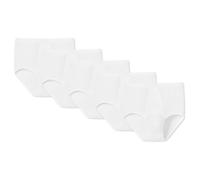 Schiesser Slip Hombres - Original Acanalado Doble, Algodón, 1 2 3 4 5 Paquete,
