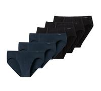SCHIESSER Slip Para Hombre Pack De 6 - Supermini, Rio-Slip, Essentials, Algodón