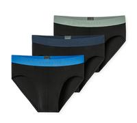 SCHIESSER Slip Rio Para Hombre Pack De 3 - Serie "95/5", Rayas De Contraste