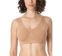 Schiesser Sujetador Deportivo clásico sin Costuras para Mujer con Almohadillas extraíbles, Maple_181105, S
