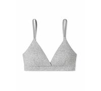SCHIESSER Sujetador RIB gris jaspeado con almohadillas extraíbles gris claro | 80A