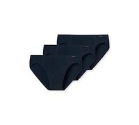 Schiesser Supermini (3er Pack) Bóxer, Azul (Dunkelblau 803), Large (Talla del Fabricante: 006) 3 para Hombre