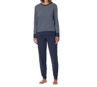 Schiesser Uncover Nightwear Juego de Pijama, Dunkelblau_181753, 46 (3XL) para Mujer